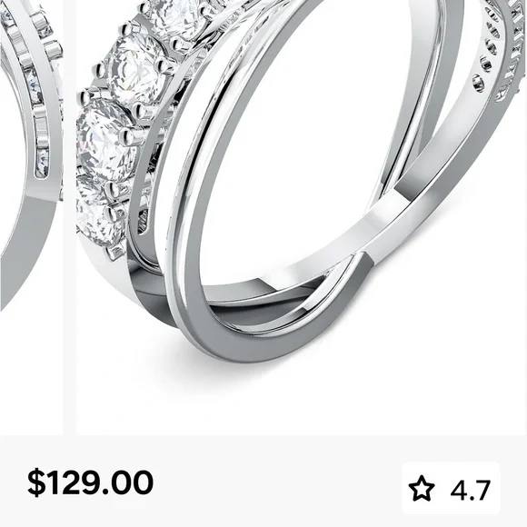 Swarovski Twist Ring - Picture 2 of 6